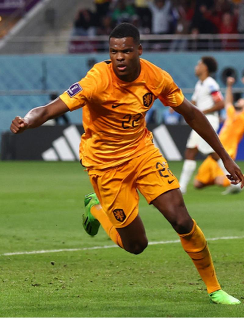 邓弗里斯7次助攻德佩破门，追平荷兰队史为单一球员助攻纪录