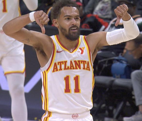 缺水谁尴尬！特雷·杨缺阵期间 老鹰7胜2负 攻防效率联盟顶尖